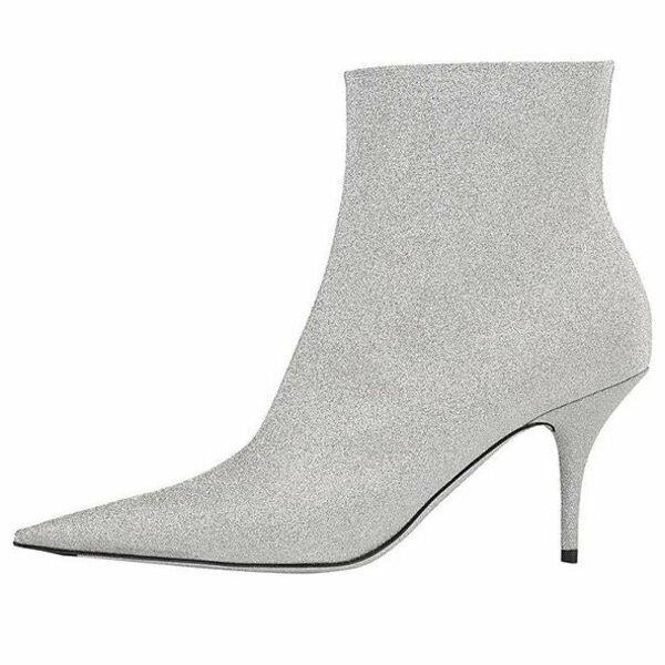 Balenciaga バレンシアガ レディース スニーカー 【(WMNS) Balenciaga 85mm Knife Glitter Boots 'Silv..
