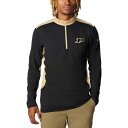 RrA Y WPbgu] AE^[ Purdue Boilermakers Columbia Tech Trail??OmniShade QuarterZip Top Black