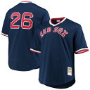 ミッチェル&ネス メンズ ユニフォーム トップス Wade Boggs Boston Red Sox Mitchell & Ness Big & Tall Cooperstown Collection Mesh Batting Practice Jersey Navy