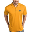 アンティグア メンズ ポロシャツ トップス Green Bay Packers Antigua Tribute Polo Gold