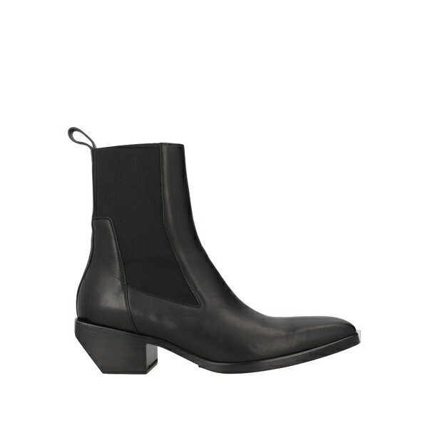 【送料無料】 リックオウエンス メンズ ブーツ シューズ Ankle boots Black(4)