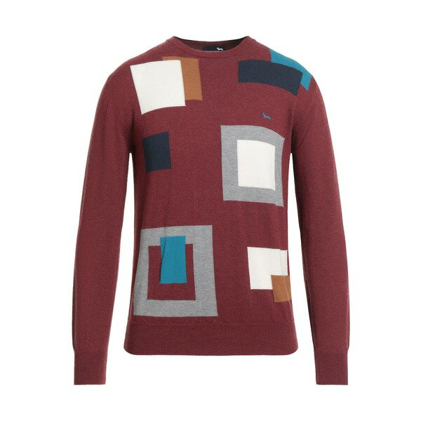【送料無料】 ハーモント & ブレイン メンズ ニット&セーター アウター Sweaters Red(4)