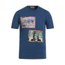 【送料無料】 ダニエレ アレッサンドリー二 メンズ Tシャツ トップス T-shirts Blue(4)