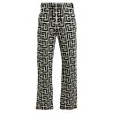 【送料無料】 バルマン メンズ カジュアルパンツ ボトムス Pants Black