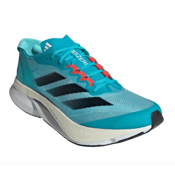 adidas アディダス メンズ スニーカー 【adidas Adizero Boston 12 'Flash Aqua Cloud White' H03612】 サイズ US_M_4.5