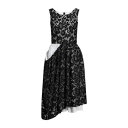 【送料無料】 コムデギャルソン レディース ワンピース トップス Midi dresses Black
