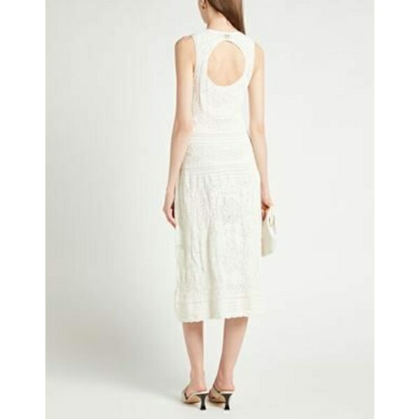【送料無料】 ツインセット レディース ワンピース トップス Midi dresses White