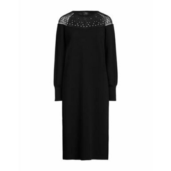 【送料無料】 クリップス レディース ワンピース トップス Midi dresses Black