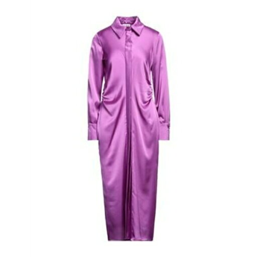 【送料無料】 ヴェルナ レディース ワンピース トップス Midi dresses Purple 【送料無料】 ヴェルナ レディース ワンピース トップス Midi dresses Purple