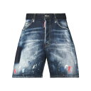 DSQUARED2 ディースクエアード カジュアルパンツ ボトムス メンズ Denim shorts Blue