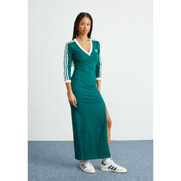 アディダスオリジナルス レディース ワンピース トップス DRESS - Jersey dress - collegiate green