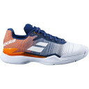 【送料無料】 バボラ メンズ テニス スポーツ Jet Mach 2 All Court Tennis Shoe White/Prd Pmpkn