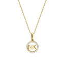 yz }CPR[X fB[X lbNXE`[J[Ey_ggbv ANZT[ Michael Michael Kors Logo Charm Womens Gold 710