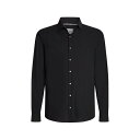 yz JoNC Y Vc gbvX POPLIN STRETCH SLIM SHIRT CK Black