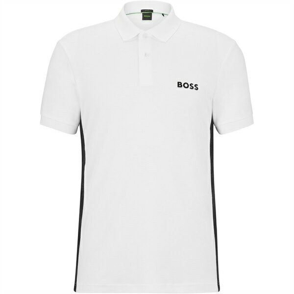  ボス メンズ ポロシャツ トップス Boss Paule Mirror Sn32 White 100