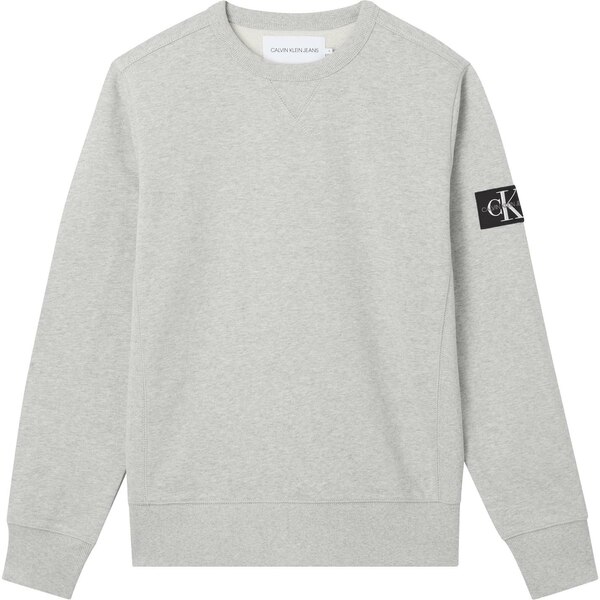 ̵ Х󥯥饤  ˥å&  Badge Crew Sweatshirt Lt Grey P01