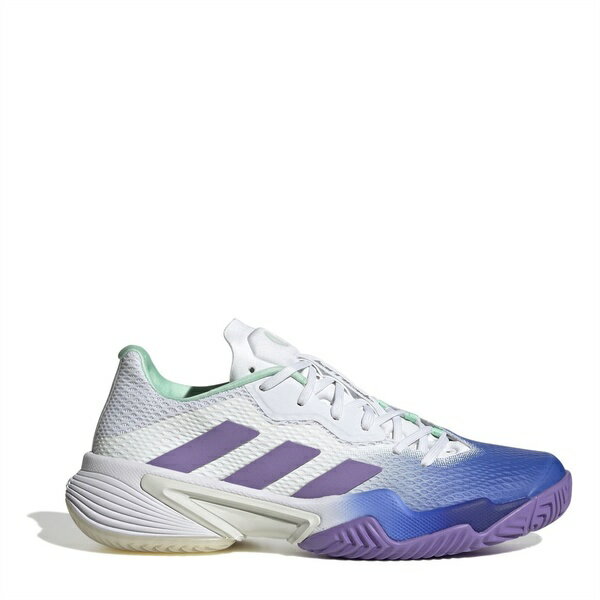 【送料無料】 アディダス レディース テニス スポーツ Barricade Women's Tennis Shoes White/Violet