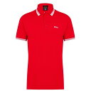 【送料無料】 ボス メンズ ポロシャツ トップス Paddy Polo Shirt Medium Red 610