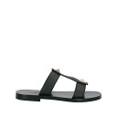 【送料無料】 ヴァレンティノ ガラヴァーニ メンズ サンダル シューズ Sandals Black