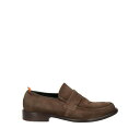 【送料無料】 オープン クローズド シューズ メンズ スリッポン・ローファー シューズ Loafers Brown