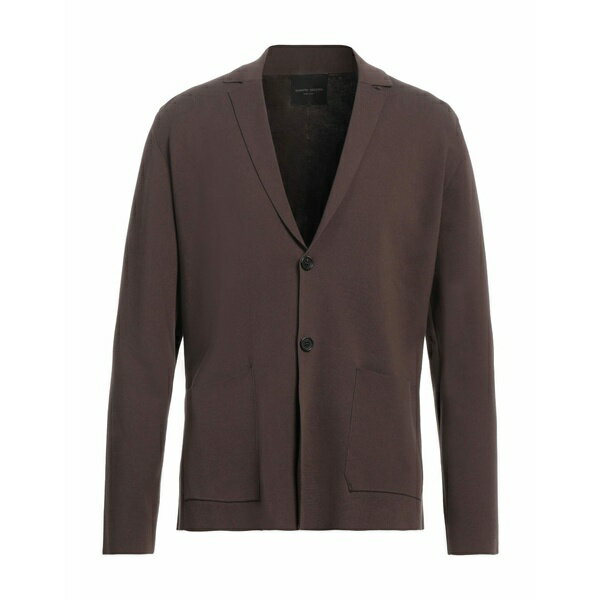 【送料無料】 ロベルトコリーナ メンズ ジャケット＆ブルゾン アウター Blazers Brown