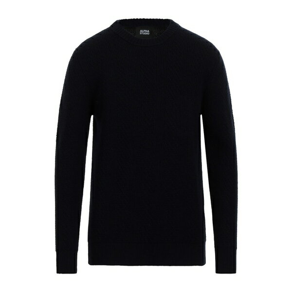 【送料無料】 アルファス テューディオ メンズ ニット&セーター アウター Sweaters Blue