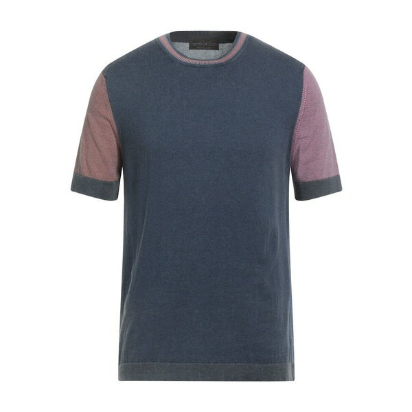 【送料無料】 ファブリツィオ デル カルロ メンズ ニット&セーター アウター Sweaters Blue