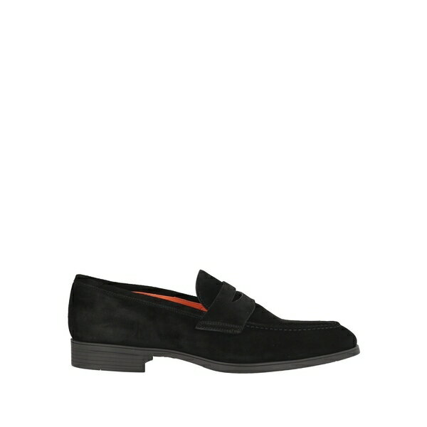 【送料無料】 サントーニ メンズ スリッポン・ローファー シューズ Loafers Black