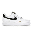 Nike ナイキ レディース スニーカー 【Nike Air Force 1 Low '07 Essential White Black Gold Mini S...