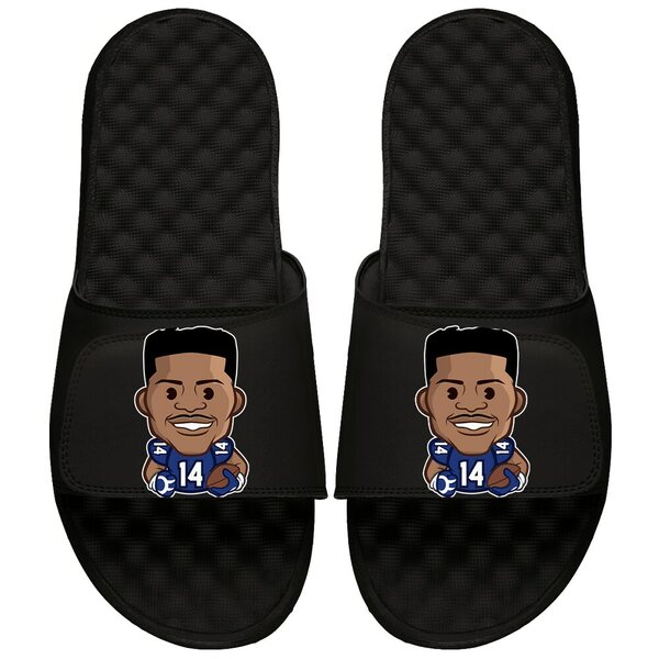 アイスライド メンズ サンダル シューズ Stefon Diggs NFLPA ISlide Emoji Slide Sandals Black