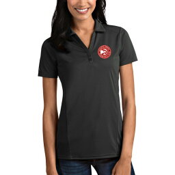 アンティグア レディース ポロシャツ トップス Atlanta Hawks Antigua Women's Tribute Polo Charcoal