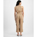 バースリー レディース カジュアルパンツ ボトムス Women 039 s Satin Cargo Jumpsuit, Created for Macy 039 s Barley Field