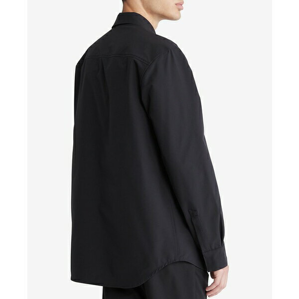 カルバンクライン メンズ シャツ トップス Men 039 s Athletic Hidden-Pocket Shirt Black Beauty