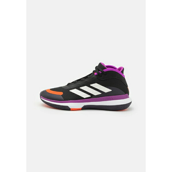 アディダス メンズ バスケットボール スポーツ BOUNCE LEGENDS - Basketball shoes - core black/purple burst/aurora black