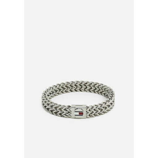 トミー ヒルフィガー メンズ ブレスレット・バングル・アンクレット アクセサリー CASUAL - Bracelet - silver-coloured トミー ヒルフィガー メンズ ブレスレット・バングル・アンクレット アクセサリー CASUAL - Bracelet - silver-coloured