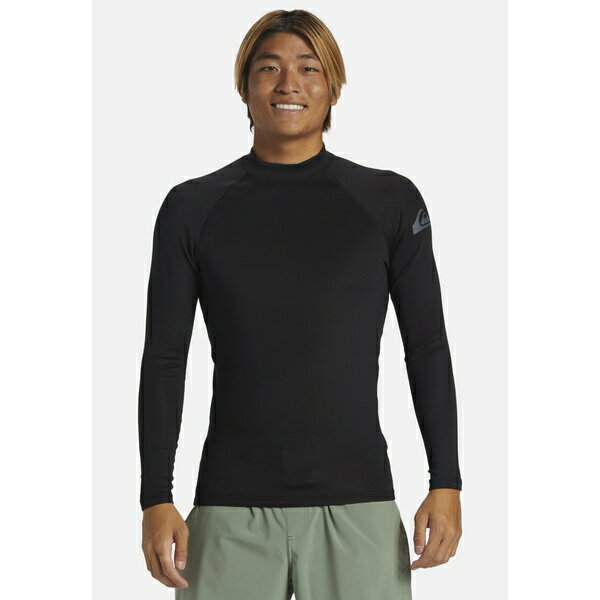 クイックシルバー メンズ Tシャツ トップス EVERYDAY HEAT - LANG?RMELIGES - Sports T-shirt - black