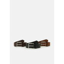 ピア ワン レディース ベルト アクセサリー 3 PACK UNISEX - Belt - black/brown/cognac(4)