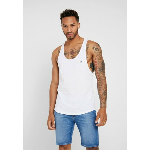 リー メンズ Tシャツ トップス LOOSE TANK - Top - white リー メンズ Tシャツ トップス LOOSE TANK - Top - white