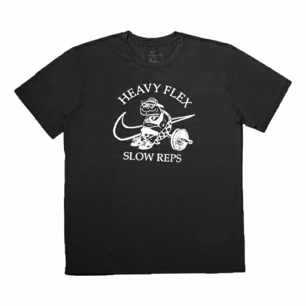 Nike ナイキ メンズ スニーカー 【Men's Nike Solid Color Pattern Cartoon Printing Training Short Sleeve Black T-Shirt DM6284-010】 サイズ US_M_XL(4)