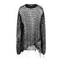 【送料無料】 コムデギャルソン レディース ニット&セーター アウター Sweaters Black