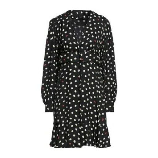 【送料無料】 ピンコ レディース ワンピース トップス Mini dresses Black 【送料無料】 ピンコ レディース ワンピース トップス Mini dresses Black