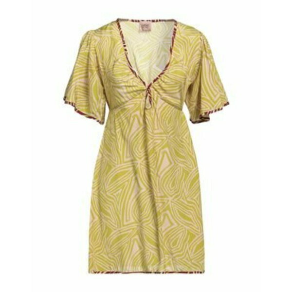 【送料無料】 エムエムイー ロード レディース ワンピース トップス Mini dresses Green