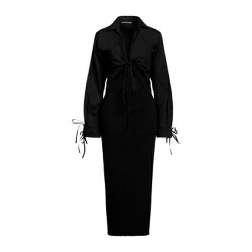 【送料無料】 アンドレダモ レディース ワンピース トップス Maxi dresses Black 【送料無料】 アンドレダモ レディース ワンピース トップス Maxi dresses Black