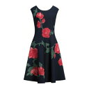 【送料無料】 キャロライナヘレラ レディース ワンピース トップス Midi dresses Blue