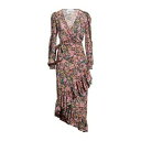 【送料無料】 シルビアンヒーチ レディース ワンピース トップス Midi dresses Black