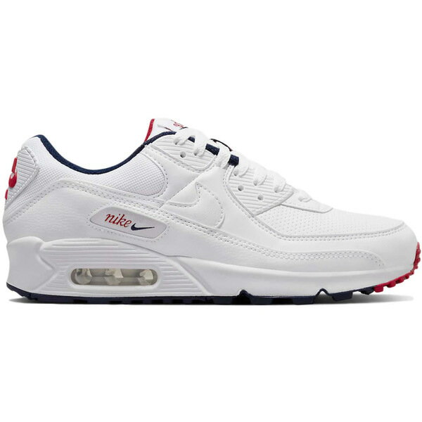 Nike ナイキ レディース スニーカー 【Nike Air Max 90 Paris White (2022) (Women's)】 サイズ US_6.5(23.5cm) White/Navy-Red(4)