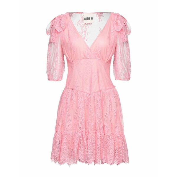 【送料無料】 アニエバイ レディース ワンピース トップス Mini dresses Pink