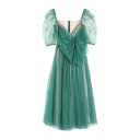 レッドヴァレンティノ 【送料無料】 レッドヴァレンティノ レディース ワンピース トップス Midi dresses Dark green