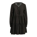 yz AbVATeB fB[X s[X gbvX Mini dresses Dark brown