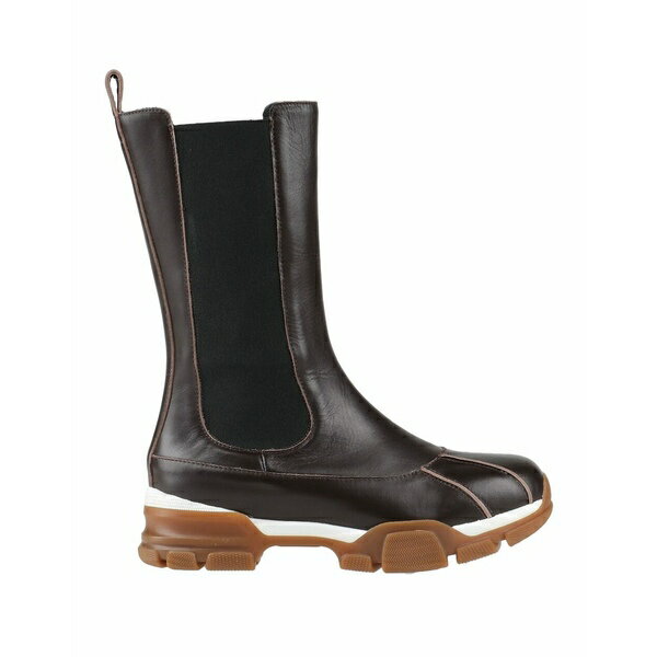 【送料無料】 エリカ・カヴァリーニ レディース ブーツ シューズ Ankle boots Dark brown